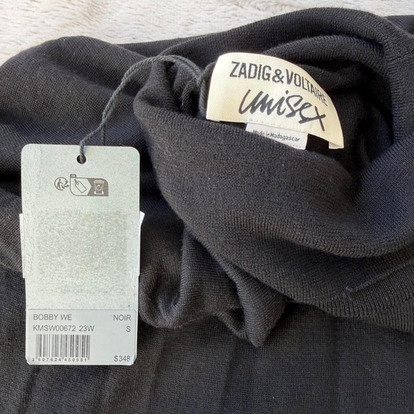 NWT Zadig & Voltaire Bobby Cashmere Sweater  $448 MSRP - Picture 3 of 7